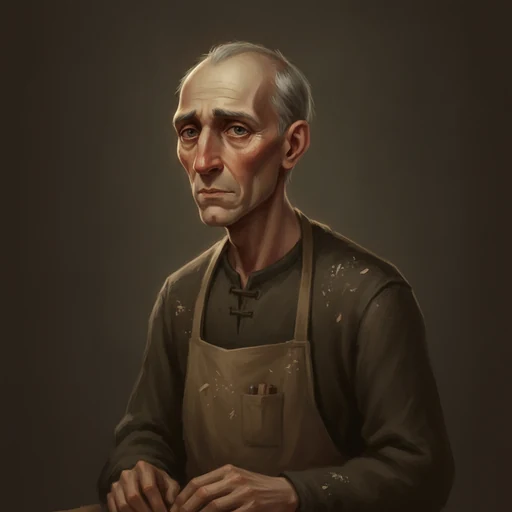 Портрет: Харитон Осина, гробовщик